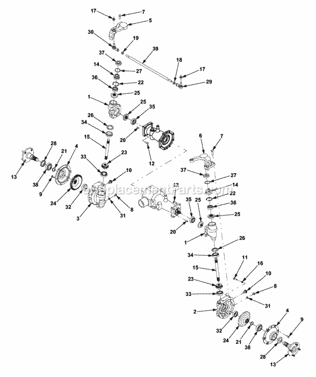 Part Location Diagram of KM-16183-2006 MTD FLOAT ASM-CARBURET